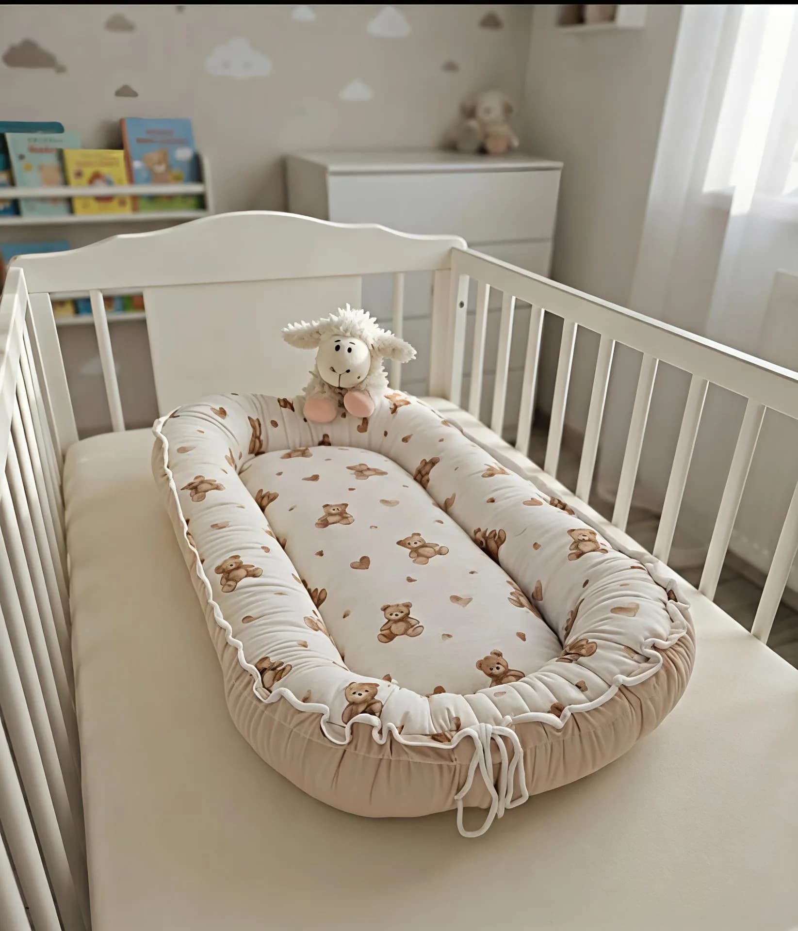 Oval yenidoğan Beşik içi babynest Ayıcıklar