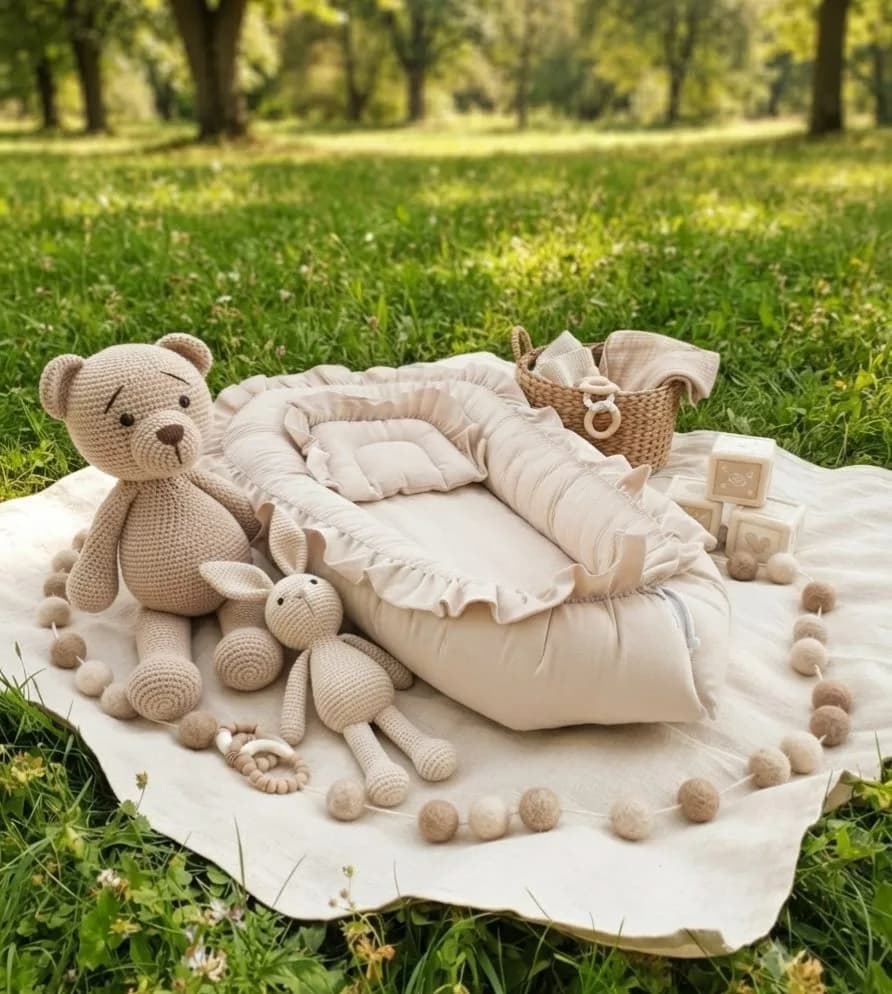 Babynest Fırfırlı Bej