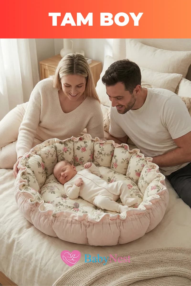 Yuvarlak Yatak/oyun Minderi Ve Yastigi Gül bahçesi VE PEMBE