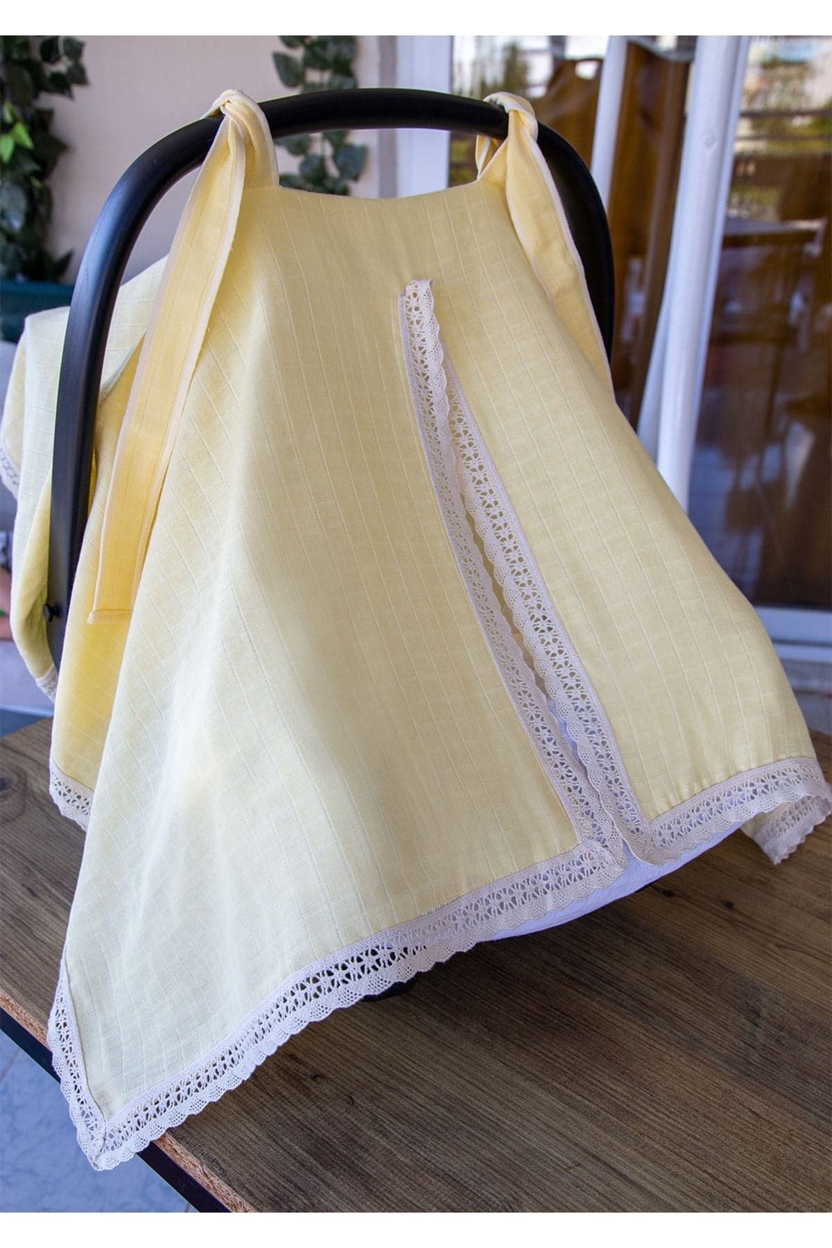 Puset Ortusu/Bebek Arabasi Ortusu %100 Pamuk Muslin Sari