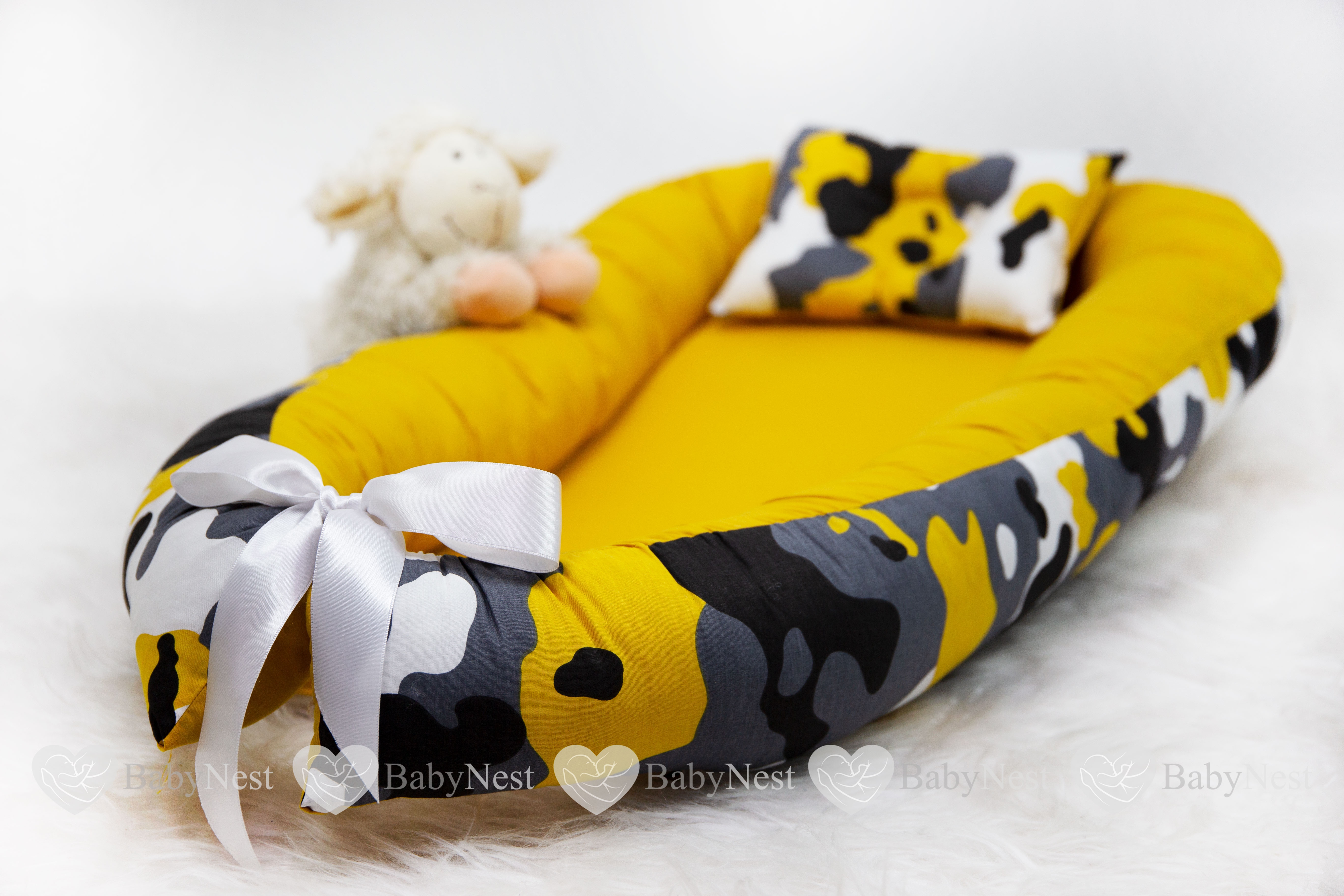 Babynest Kamuflaj Hardal