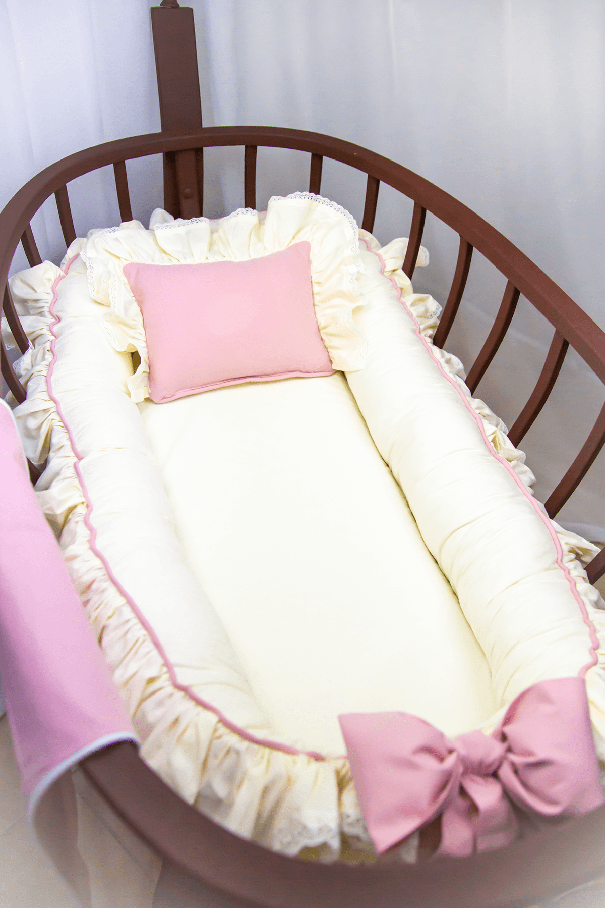 Babynest Vintage Model +yatak Pedi Pembe
