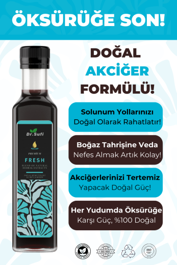 Dr.Sufi - Fresh - Nefes Açıcı ve Solunum Destek İçeceği