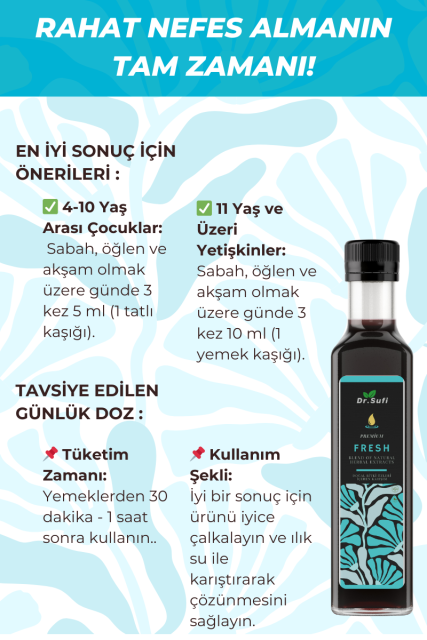 Fresh - Nefes Açıcı ve Solunum Destek İçeceği