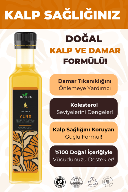 Venx - Doğal Kalp ve Damar Sağlığı Destekleyici Bitkisel İçecek